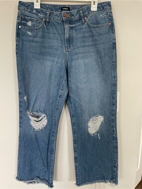 Express Jeans Women’s Size 10/R Blue 90S Ankle Boot Mid Rise Very Good Condition
